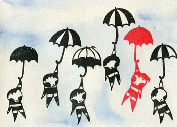 Landing Dreamstealers, 2010 (óleo e aquarela sobre papel)